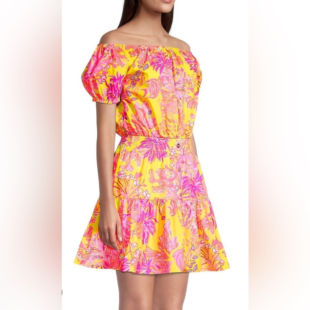 Lilly Pulitzer Yellow Romper NWOT